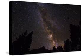 The Milky Way over the Palisades, John Muir Wilderness, Sierra Nevada Mountains, California, Usa-Russ Bishop-Stretched Canvas