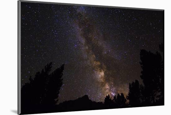 The Milky Way over the Palisades, John Muir Wilderness, Sierra Nevada Mountains, California, Usa-Russ Bishop-Mounted Photographic Print