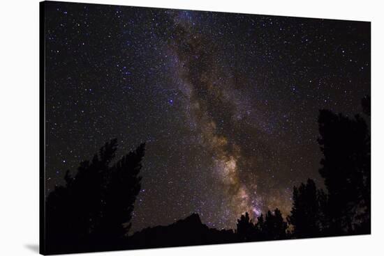 The Milky Way over the Palisades, John Muir Wilderness, Sierra Nevada Mountains, California, Usa-Russ Bishop-Stretched Canvas