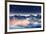 The Milky Way over the Winter Mountains Landscape. Europe. Creative Collage. Beauty World.-Leonid Tit-Framed Photographic Print