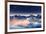 The Milky Way over the Winter Mountains Landscape. Europe. Creative Collage. Beauty World.-Leonid Tit-Framed Photographic Print