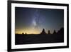 The Milky Way over Trona Pinnacles. Trona, California-null-Framed Photographic Print