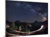 The Milky Way over Zion National Park.-Jon Hicks-Mounted Photographic Print