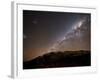 The Milky Way Rising Above the Hills of Azul, Argentina-Stocktrek Images-Framed Photographic Print