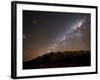 The Milky Way Rising Above the Hills of Azul, Argentina-Stocktrek Images-Framed Photographic Print