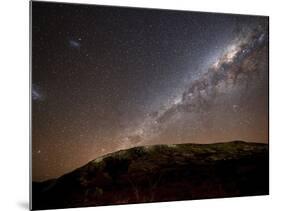 The Milky Way Rising Above the Hills of Azul, Argentina-Stocktrek Images-Mounted Photographic Print