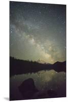 The Milky Way rising over Mt. Hood and Lost Lake, Oregon-Greg Probst-Mounted Premium Photographic Print