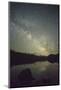 The Milky Way rising over Mt. Hood and Lost Lake, Oregon-Greg Probst-Mounted Photographic Print