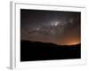 The Milky Way Setting Behind the Hills of Azul, Argentina-Stocktrek Images-Framed Photographic Print