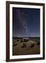 The Milky Way Spans the Night Sky Above an Inca Sacrificial Area Near the Santuario on Isla Del Sol-Alex Saberi-Framed Photographic Print