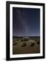 The Milky Way Spans the Night Sky Above an Inca Sacrificial Area Near the Santuario on Isla Del Sol-Alex Saberi-Framed Photographic Print