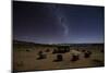 The Milky Way Spans the Night Sky Above an Inca Sacrificial Area Near the Santuario on Isla Del Sol-Alex Saberi-Mounted Photographic Print