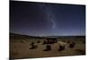 The Milky Way Spans the Night Sky Above an Inca Sacrificial Area Near the Santuario on Isla Del Sol-Alex Saberi-Mounted Photographic Print