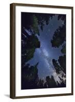 The Milkyway above Sequioa National Park-Jon Hicks-Framed Photographic Print