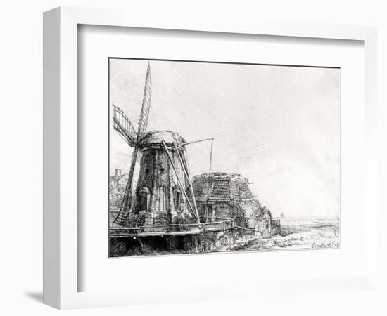 The Mill, 1641-Rembrandt van Rijn-Framed Giclee Print