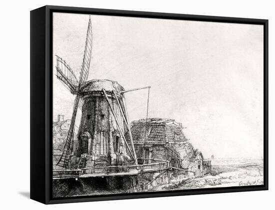 The Mill, 1641-Rembrandt van Rijn-Framed Stretched Canvas