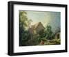 The Mill, 1751-Francois Boucher-Framed Premium Giclee Print