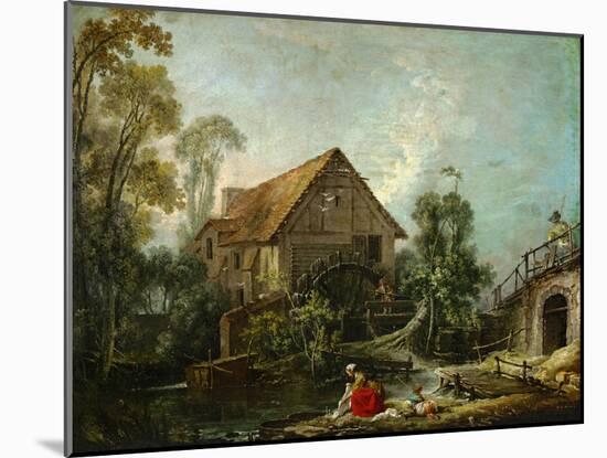 The Mill, 1751-Francois Boucher-Mounted Giclee Print