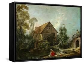 The Mill, 1751-Francois Boucher-Framed Stretched Canvas