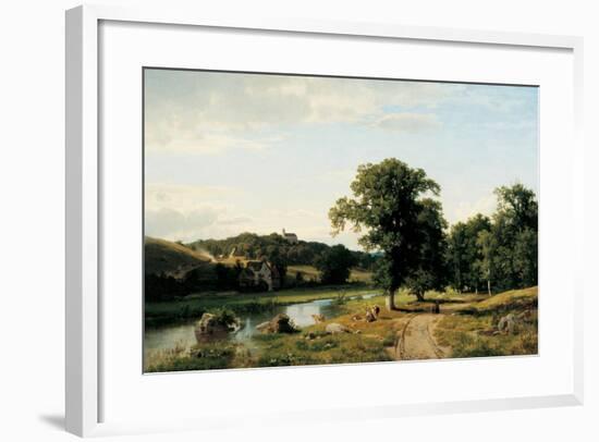 The Mill, 1852-Thomas Worthington Whittredge-Framed Giclee Print