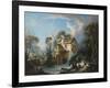 The Mill at Charenton, C.1756-Francois Boucher-Framed Giclee Print