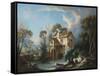 The Mill at Charenton, C.1756-Francois Boucher-Framed Stretched Canvas
