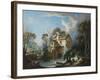 The Mill at Charenton, C.1756-Francois Boucher-Framed Giclee Print