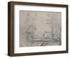 'The Mill at Cuincy', 1871-1872, (1946)-Jean-Baptiste-Camille Corot-Framed Giclee Print