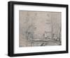 'The Mill at Cuincy', 1871-1872, (1946)-Jean-Baptiste-Camille Corot-Framed Giclee Print