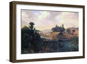 The Mill at Lanesville, 1849-Fitz Henry Lane-Framed Giclee Print