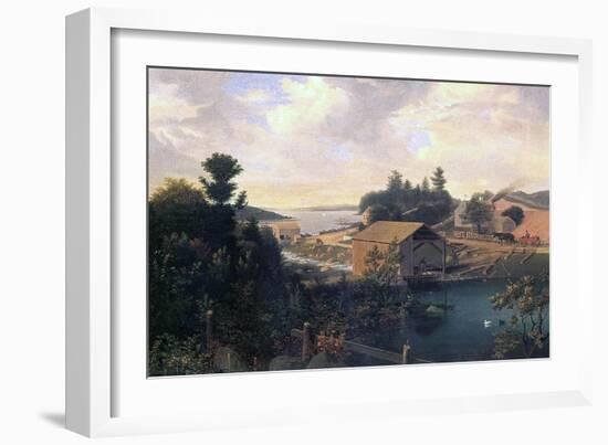 The Mill at Lanesville, 1849-Fitz Henry Lane-Framed Giclee Print