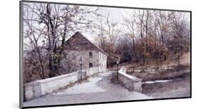 The Mill Bridge-Ray Hendershot-Mounted Giclee Print