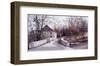 The Mill Bridge-Ray Hendershot-Framed Art Print