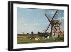 The Mill, Ca. 1873-Jan Hendrik Weissenbruch-Framed Giclee Print