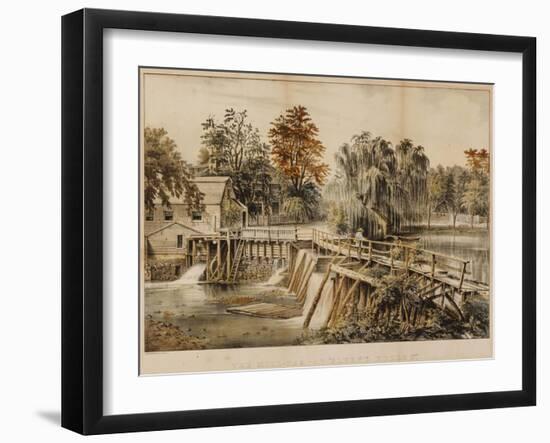 The Mill-Dam at Sleepy Hollow-Mary Cassatt-Framed Giclee Print