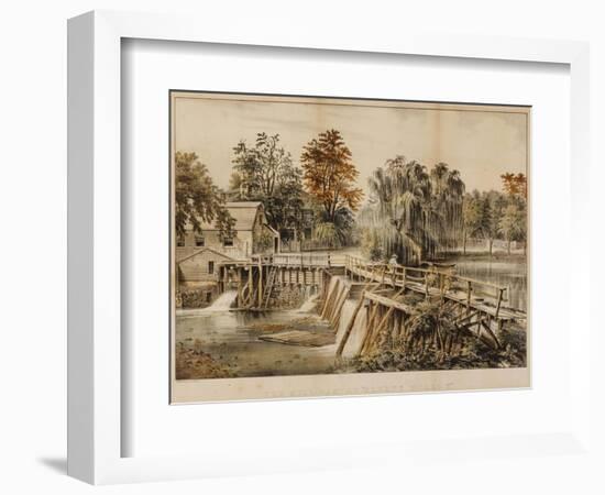 The Mill-Dam at Sleepy Hollow-Mary Cassatt-Framed Giclee Print