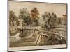 The Mill-Dam at Sleepy Hollow-Mary Cassatt-Mounted Giclee Print
