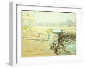 The Mill Dam, Cos Cob, 1903-Childe Hassam-Framed Giclee Print