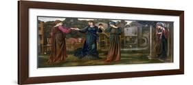 The Mill, Girls Dancing to Music by a River, 1870-Edward Burne-Jones-Framed Giclee Print