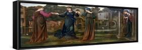 The Mill, Girls Dancing to Music by a River, 1870-Edward Burne-Jones-Framed Stretched Canvas