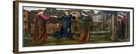 The Mill, Girls Dancing to Music by a River, 1870-Edward Burne-Jones-Framed Giclee Print