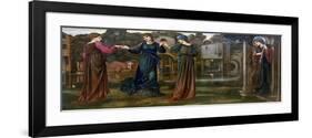 The Mill, Girls Dancing to Music by a River, 1870-Edward Burne-Jones-Framed Giclee Print