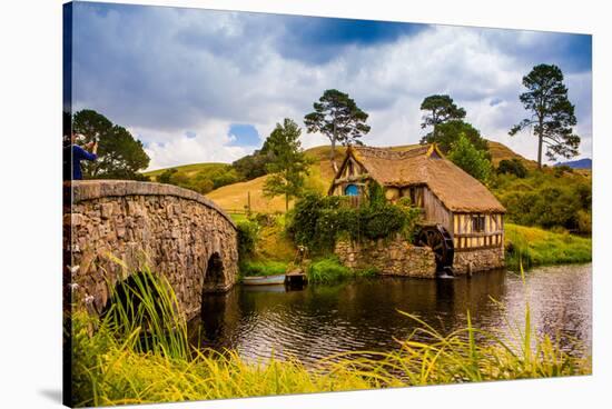 The Mill, Hobbiton, North Island, New Zealand, Pacific-Laura Grier-Stretched Canvas