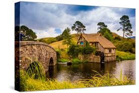 The Mill, Hobbiton, North Island, New Zealand, Pacific-Laura Grier-Stretched Canvas