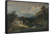 The Mill in Combe Neath, c1776-John Laporte-Framed Stretched Canvas