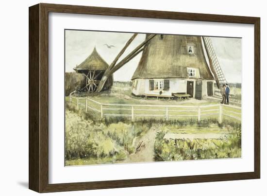 The Mill; Le Moulin, 1881-Vincent van Gogh-Framed Giclee Print