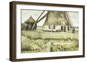 The Mill; Le Moulin, 1881-Vincent van Gogh-Framed Giclee Print