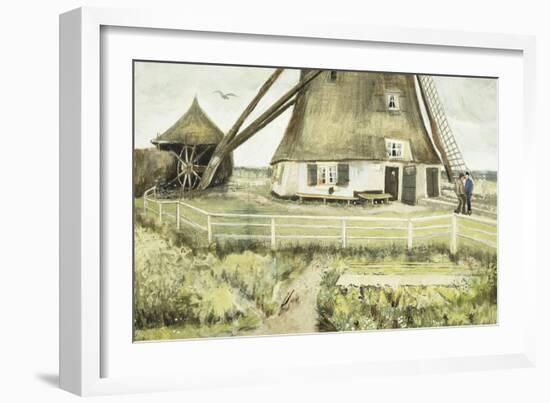 The Mill; Le Moulin, 1881-Vincent van Gogh-Framed Giclee Print