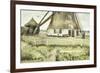 The Mill; Le Moulin, 1881-Vincent van Gogh-Framed Giclee Print