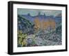 The Mill of Brigand and the Ruins of Crozant Castle, Creuse, circa 1900-Jean Baptiste Armand Guillaumin-Framed Giclee Print